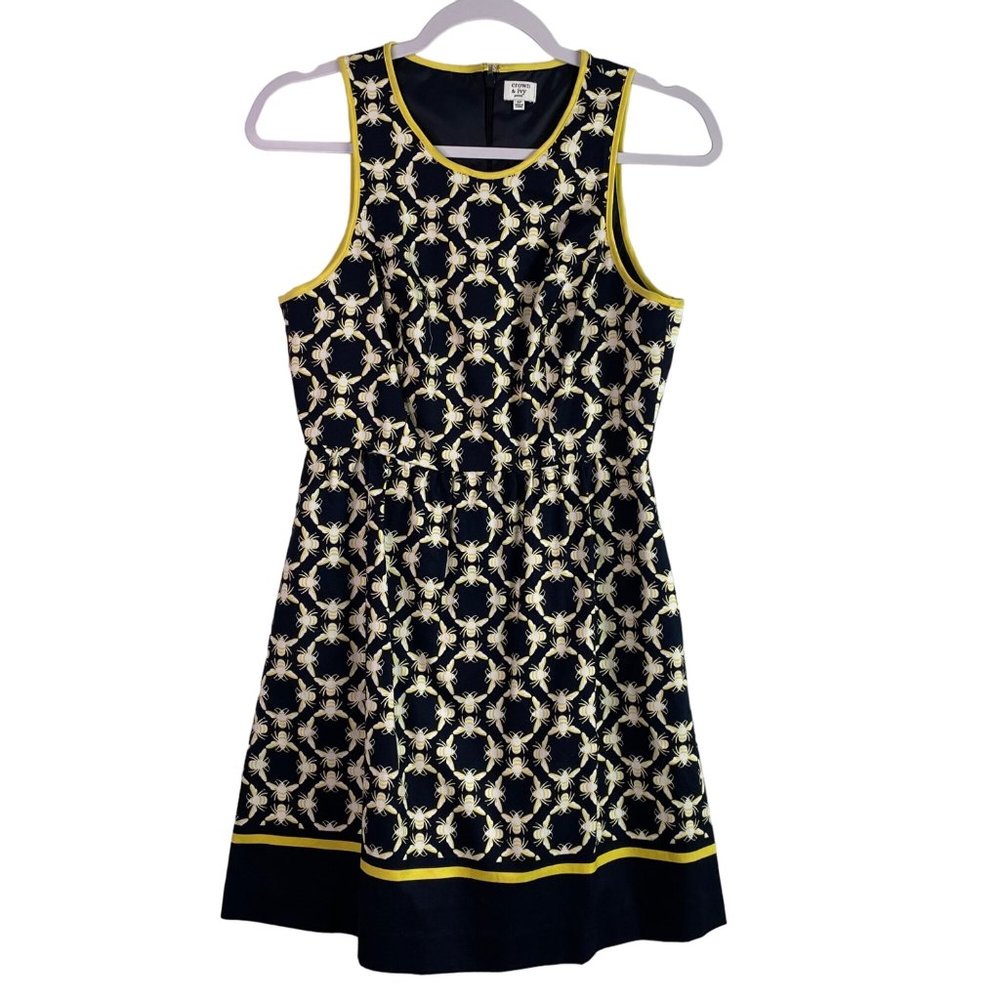 Crown and Ivy Dress Honey Bee Queen Size 4P Fit and Flare Sleeveless